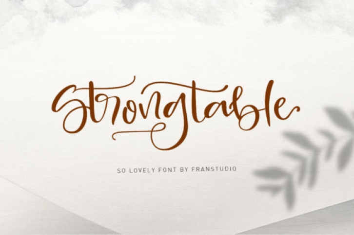 Strong Table Font Download