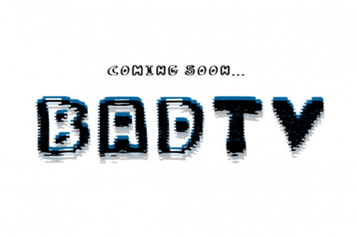 Bad TV Font Download