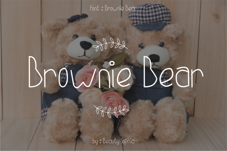 Brownie Bear Font Download