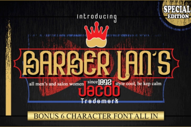 Barber Lan's Font Download