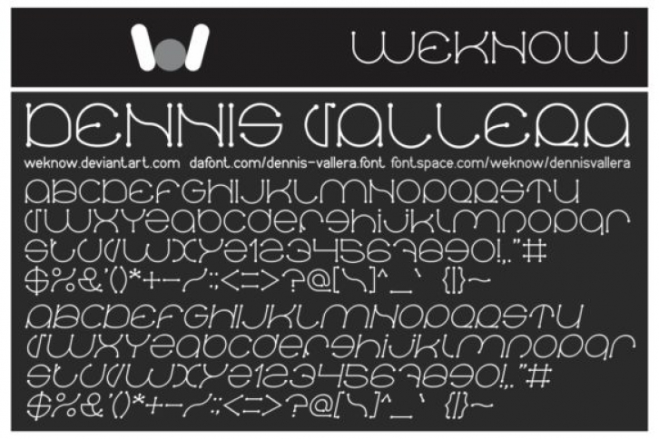 Denis Vallera Font Download