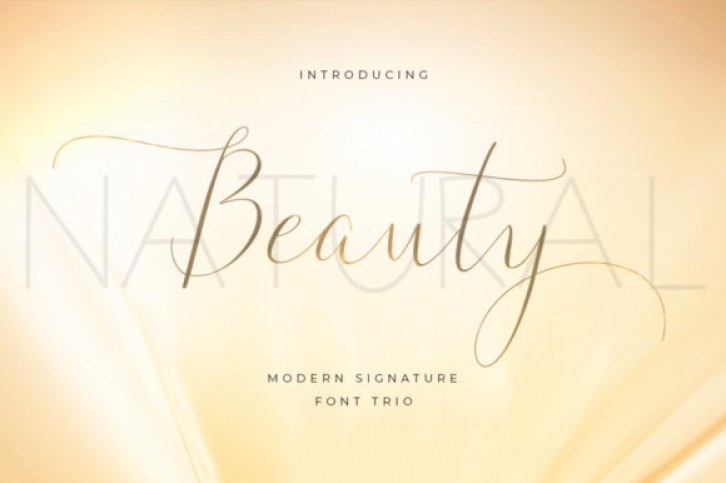 Natural Beauty Duo Font Download