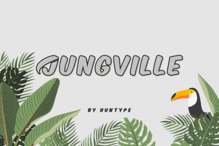 Jungville Outline Font Download