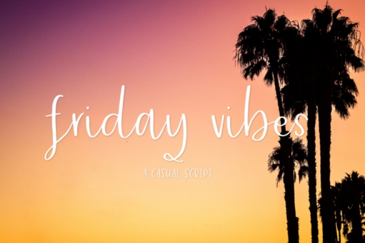 Friday Vibes Font Download