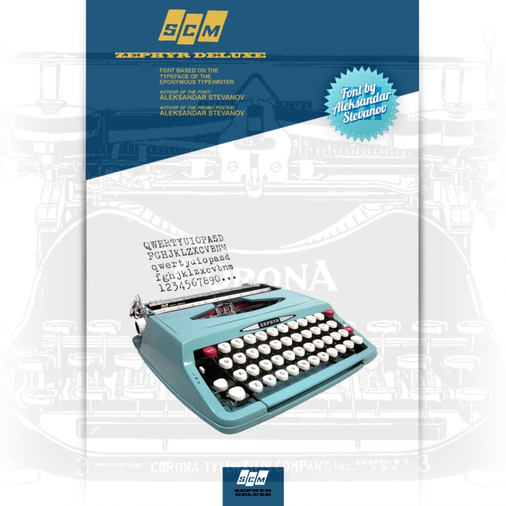 SCM Zephyr Deluxe Font Download