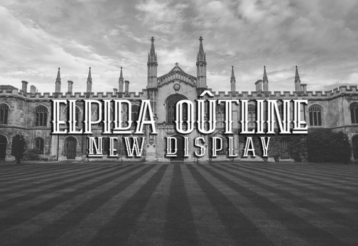 Elpida Outline Font Download