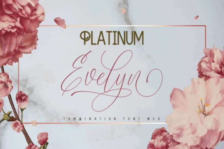 Platinum Evelyn Duo Font Download