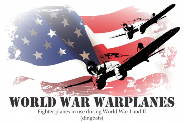 World War Warplanes Font Download