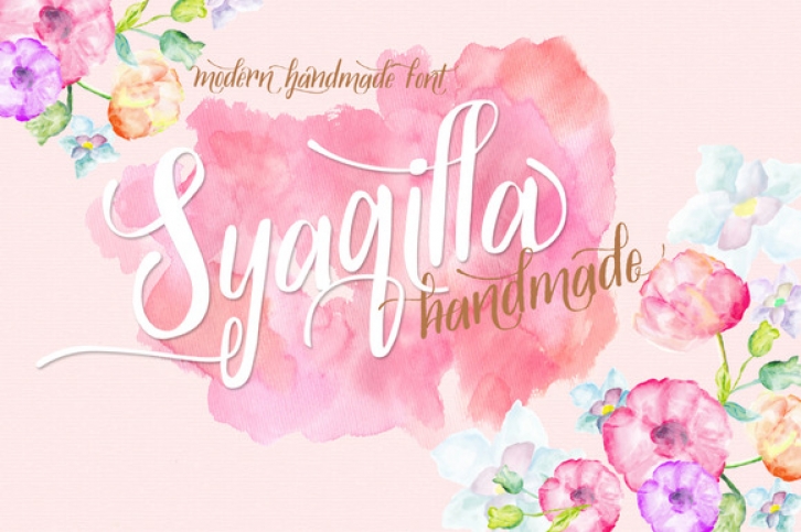 Syaqilla Handmade Font Download