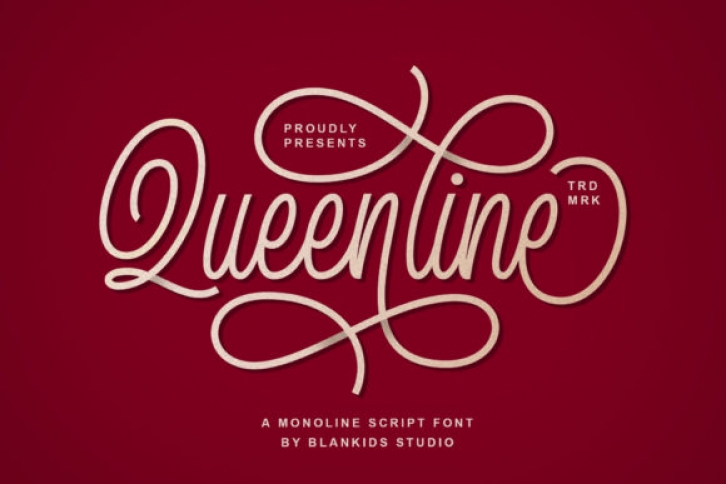 Queenline Font Download