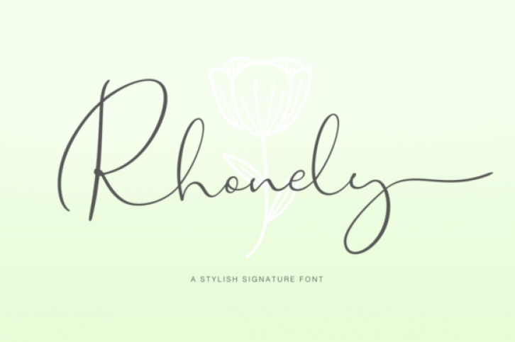 Rhonely Font Download