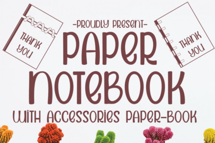 Paper Notebook Font Download
