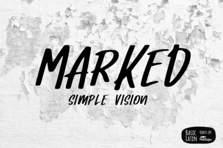 Marked Font Download