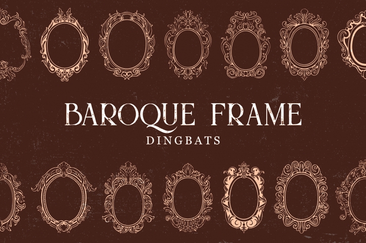 Baroque Frame Dingbat Font Download