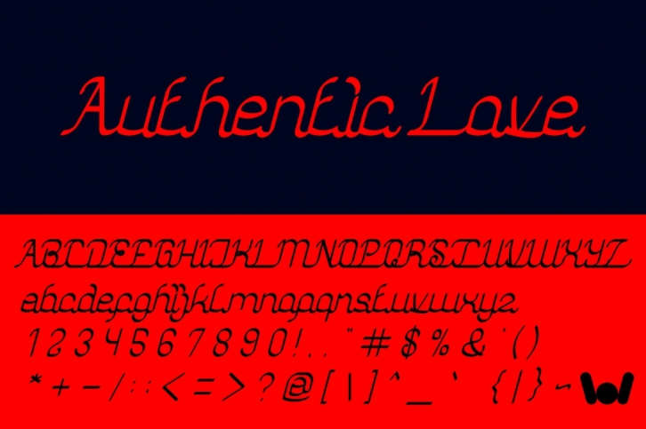 Authentic Love Font Download