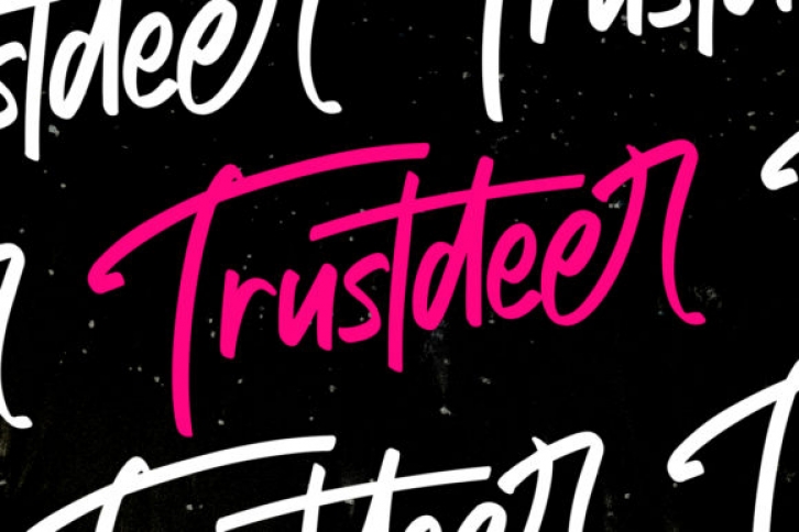 Trustdeer Font Download