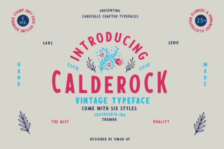 Calderock Font Download