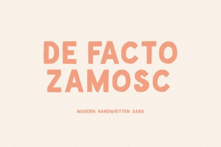 De Facto Zamosc Font Download