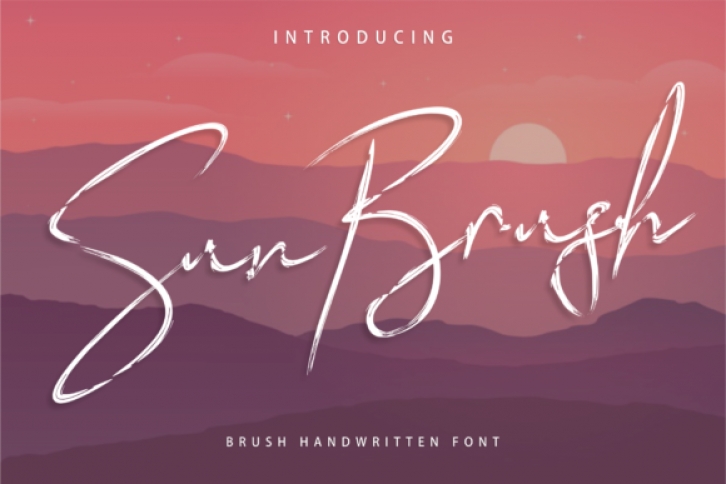 Sun Brush Font Download