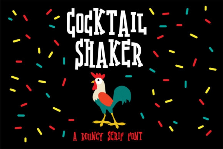 Cocktail Shaker Font Download