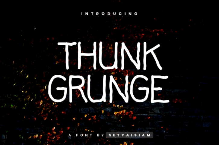 Thunk Grunge Font Download