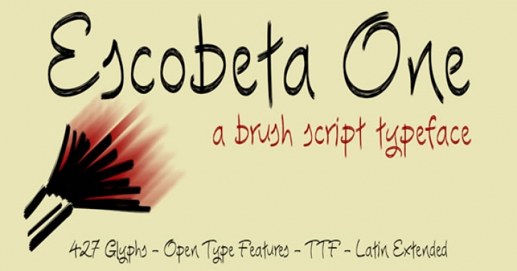 Escobeta One Font Download