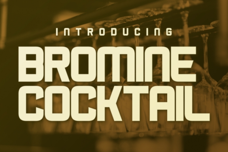 Bromine Cocktail Font Download