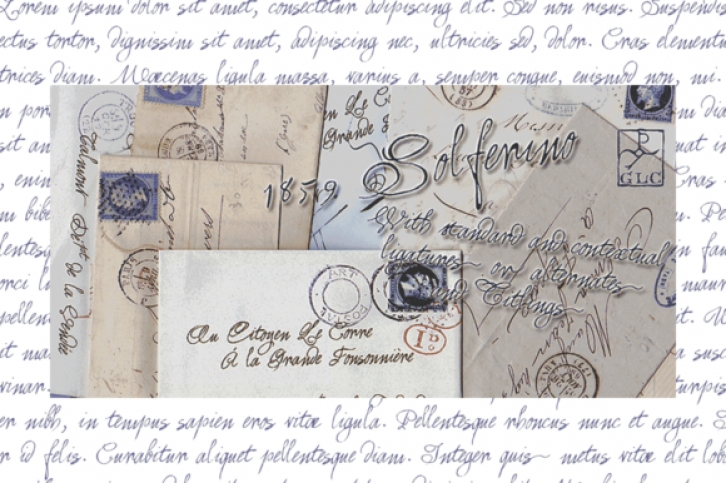 1859 Solferino Font Download