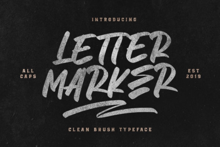 Letter Marker Font Download