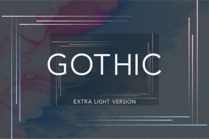 Gothic Extra Light Font Download