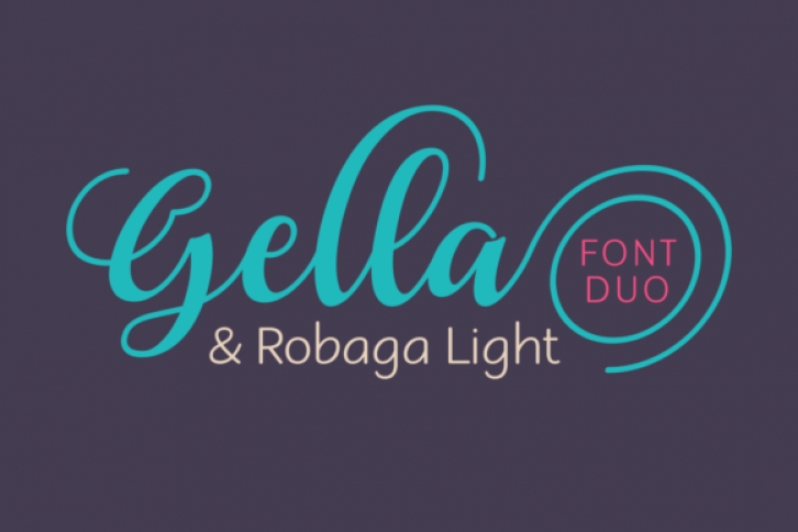 Gella & Robaga Duo Font Download