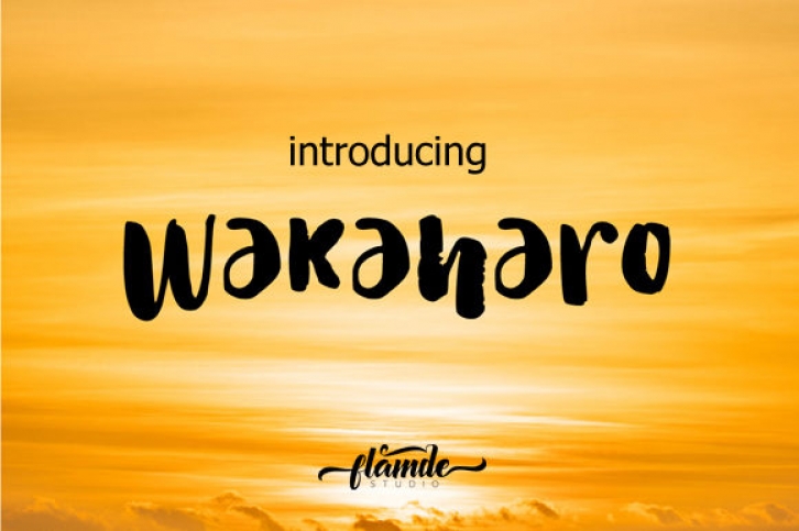 Wakaharo Font Download