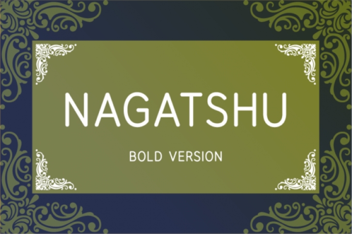 Nagatshu Bold Font Download