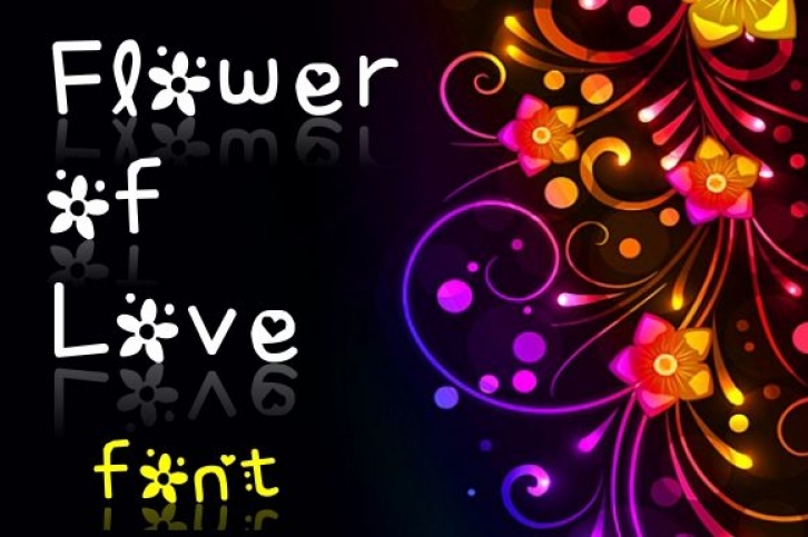 Flower of Love Font Download