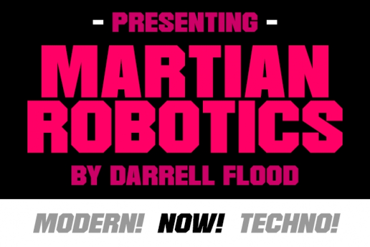 Martian Robotics Font Download