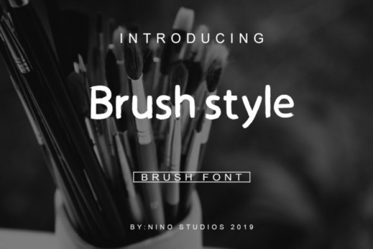 Brush Style Font Download