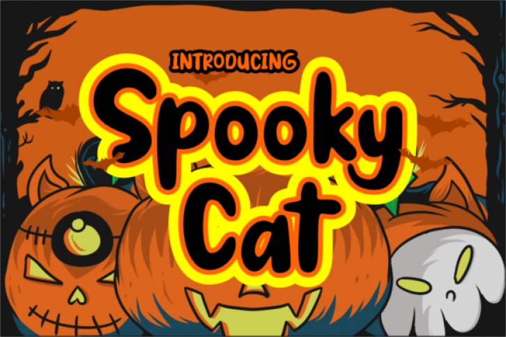 Spooky Cat Font Download