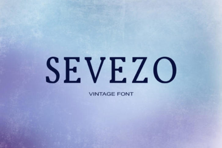 Sevezo Font Download