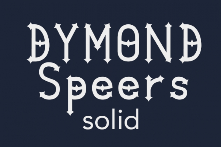 Dymond Speers Solid Font Download