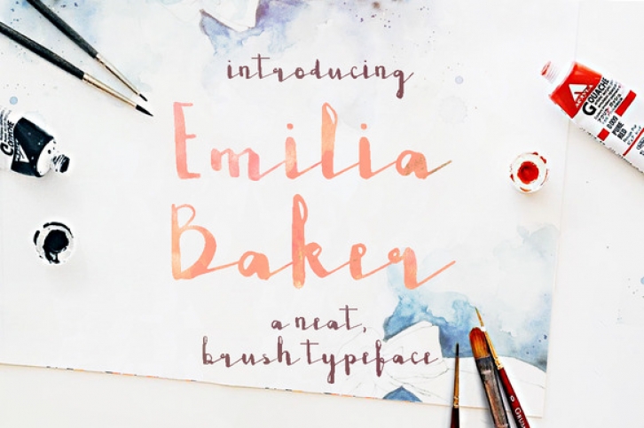 Emilia Baker Font Download