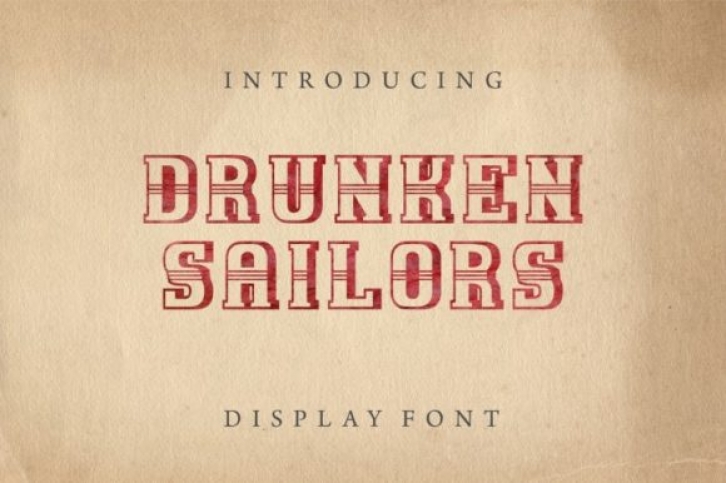 Drunken Sailors Font Download