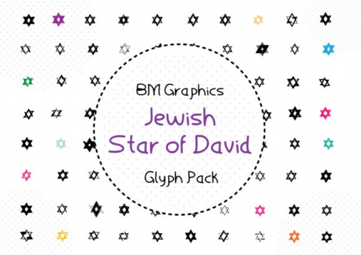 BM Graphics - Jewish Star of David Font Download