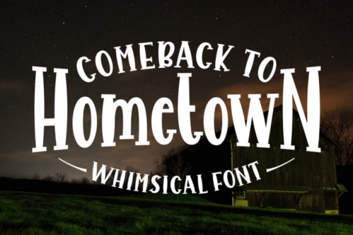 Comeback to Hometown Font Download