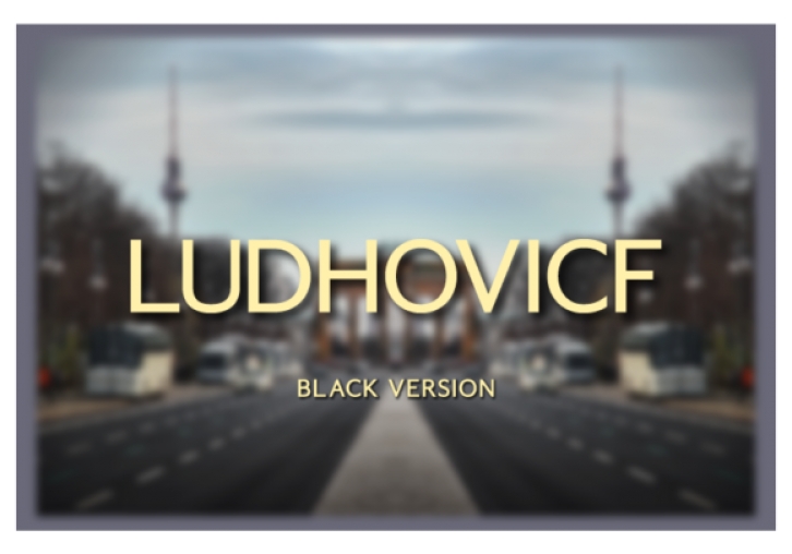Ludhovicf Black Font Download