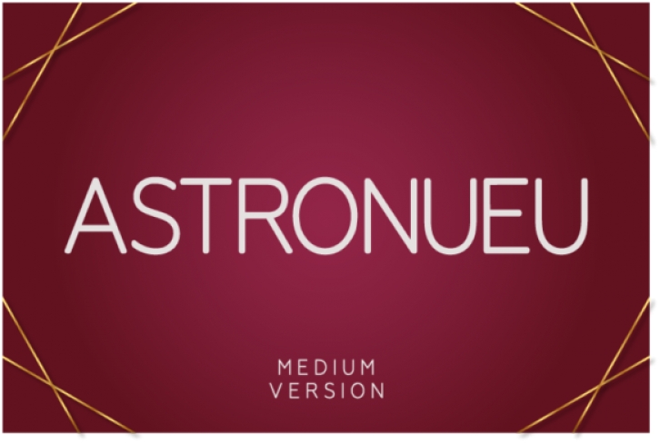 Astronueu Medium Font Download