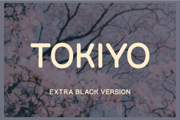 Tokiyo Extra Black Font Download
