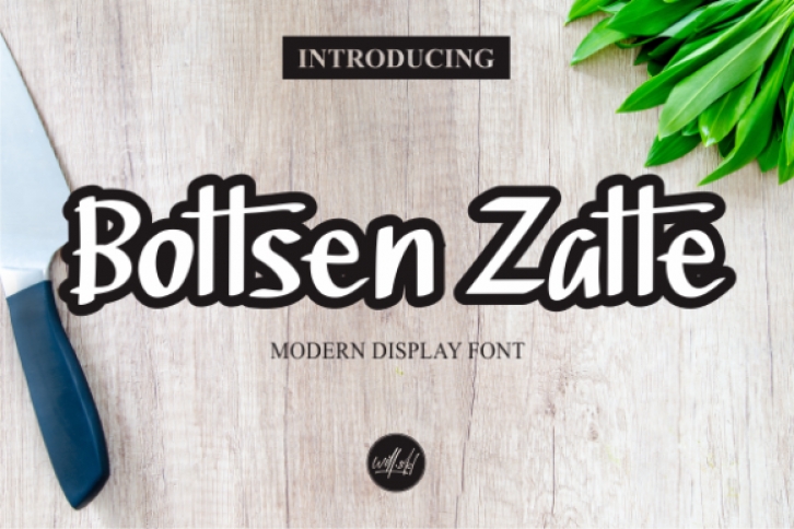 Bottsen Zatte Font Download