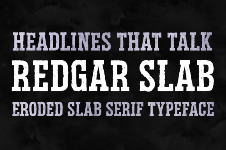 Redgar Slab Font Download