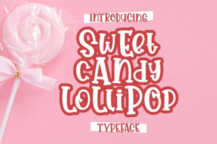 Sweet Candy Lollipop Font Download