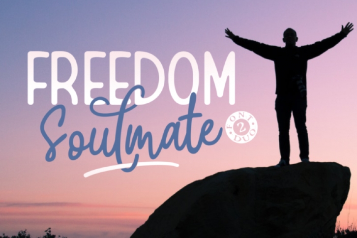Freedom Soulmate Duo Font Download